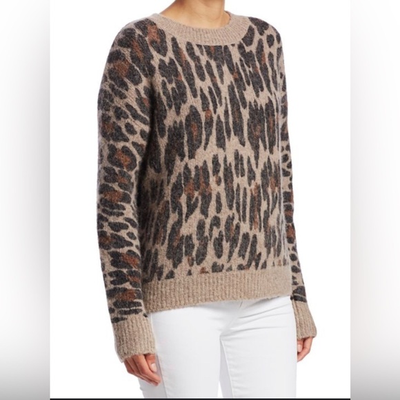 Rails Sweaters - Rails Lana Leopard Print Sweater S Wool Alpaca Blend